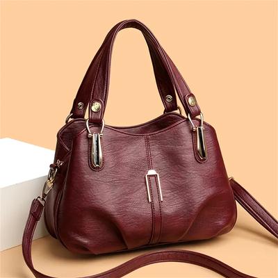 Brand Leather Women Handbag Luxury Designer Shoulder Crossbody Bags Ladies Purse Messenger Tote Bag Female Commuting Bag