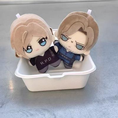 Nová Anime Leon Scott Kennedy Plyšová Panenka Přívěsek Hračka 10cm Kreslená Roztomilá Měkká Leon S. Kennedy plyšová panenka přívěsek hračka pro dítě dárek
