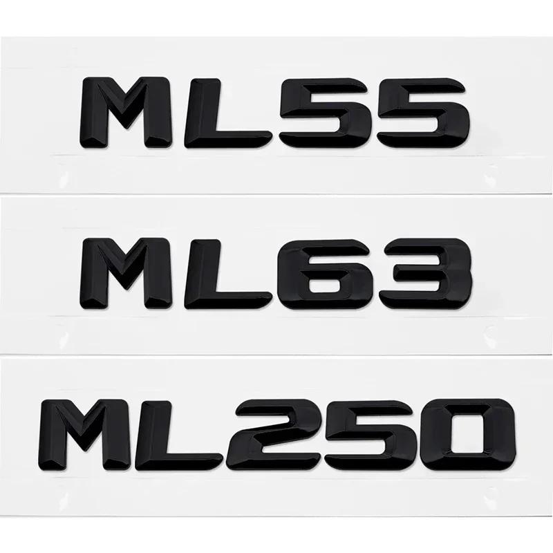 3D Car Rear Trunk Letters Stickers Decal Accessories for Mercedes Benz Old Style ML55 ML63 ML250 ML300 ML320 ML350 ML400 ML430
