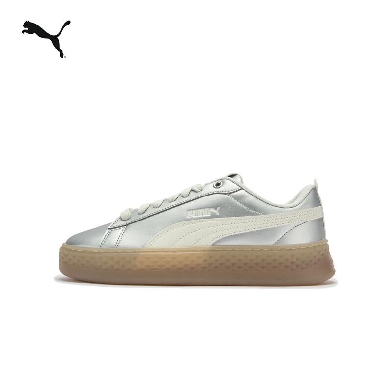 Puma Tênis Metálicos Plataforma Smash Feminino