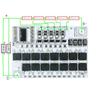 3s/4s/5s Bms 12v 16,8v 21v 3,7v 100a Li-ion Lmo Ternární lithiová baterie Ochrana Obvodová deska Li-polymer Balanční nabíjení