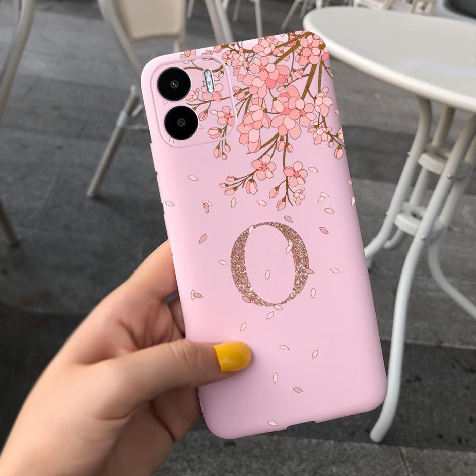 For Xiaomi Redmi A2 Plus 2023 Case Cute Letters Crown Painted Cover Soft TPU Funda For Redmi A2+ Xiomi Redmi A2 A2Plus 4G Cover