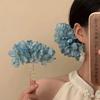Women Hair Stick Artificial Flower Decor Hairpin Buns Half-Combed Hairstyles Chinese Hairpin Headgear Hanfu Hair Accessories