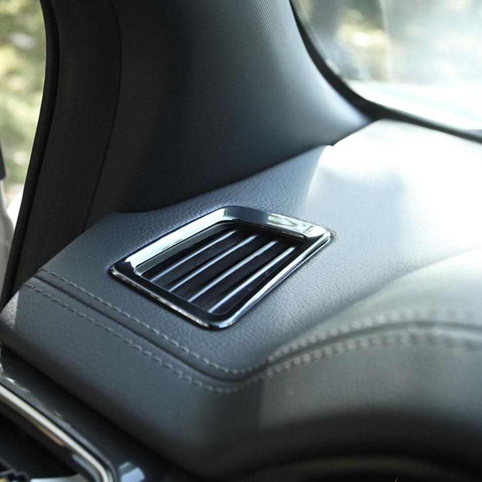 Car Air Conditioning Vent Frame Trim for Ford Ranger 2015-2022 Everest 2013-2021 AC Outlet Sticker Cover Interior Accessories