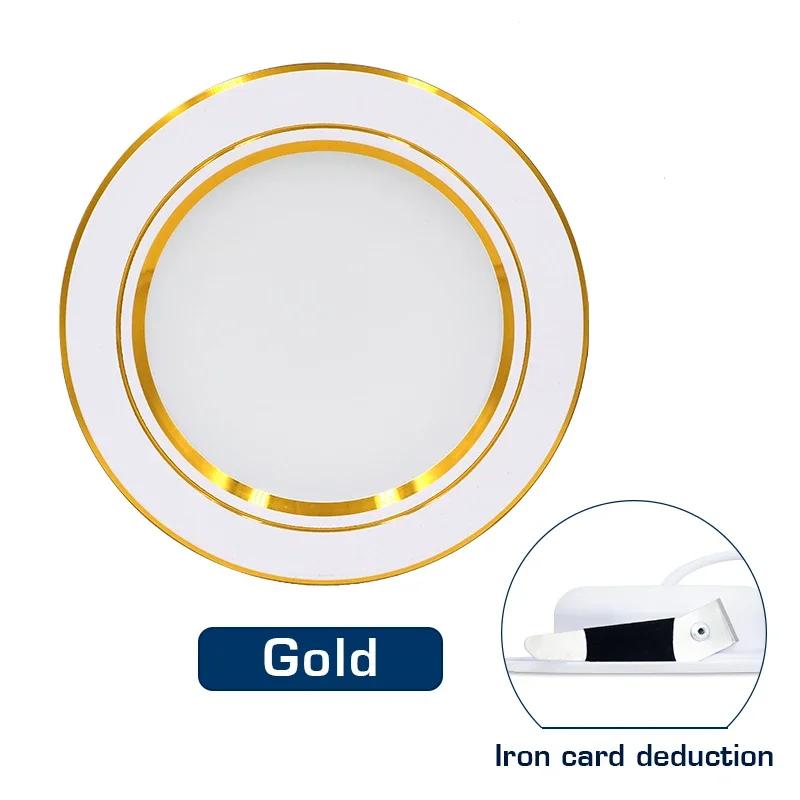 Oświetlenie sufitowe LED AC 110 V 220 V Lampa sufitowa wpuszczana DC 12 V 24 V 5 W 9 W 12 W 15 W 18 W Ultracienkie zimne białe/ciepłe białe światło punktowe LED