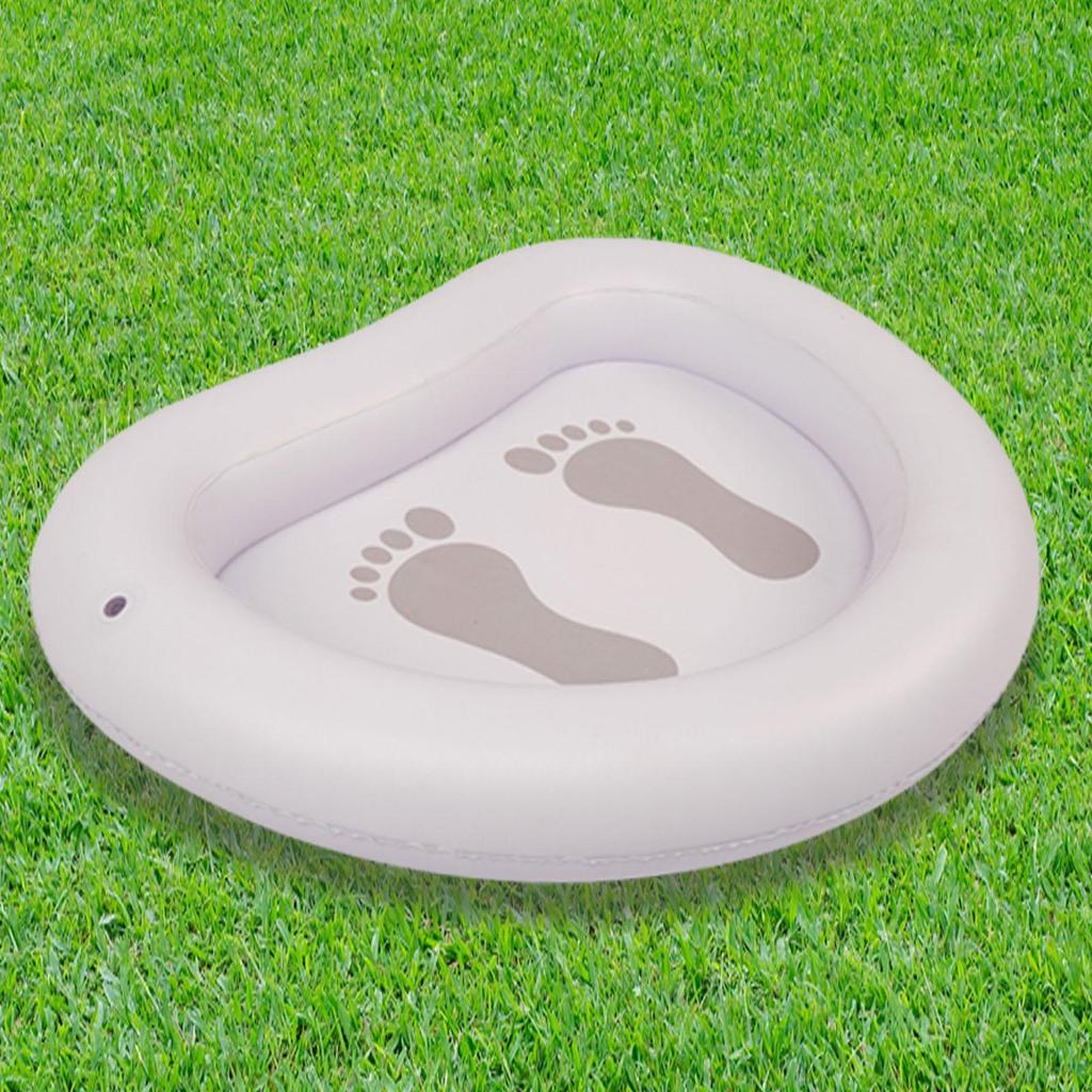 Inflatable Foot Bath Basin Pool Spa Massage Feet Soaking Cushion Camping Hiking Travel Folding Bathtub Portable Washing Bucket