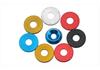 Colored Aluminum Alloy Countersunk Fish Eye Washers - M6/M8/M10