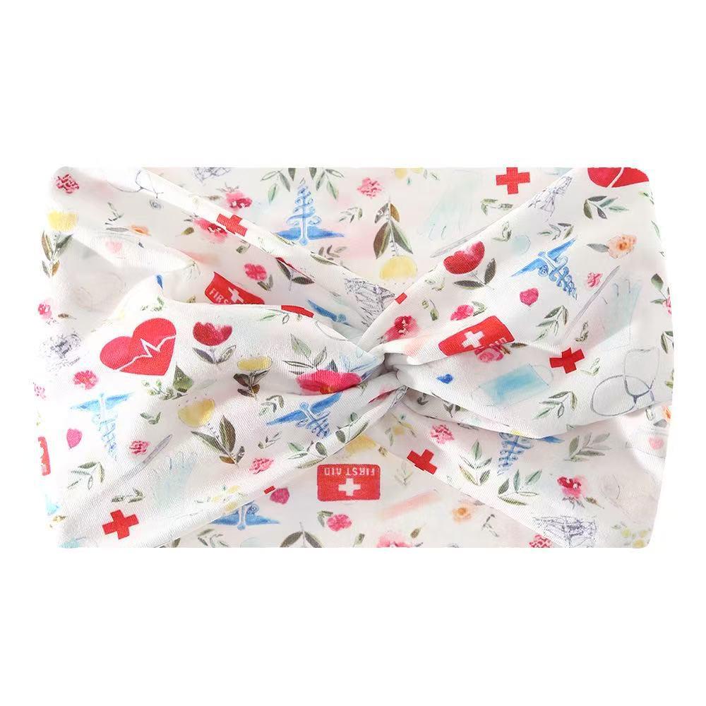 European & American Bohemian Print Sports Headband Hair Accessory