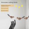 Physical Mechanical Sound Simulation Bird Bite Resistant Cat Toy Elasticity Chirp Igh Chirp Hig J0B3