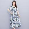 Casual Summer Women's Dresses  Short Sleeve Elegant Long Dresses for Ladies