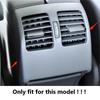 Carbon Pattern Car Rear Air Codition Outlet Cover Decoration Trim For Mercedes Benz C class W204 2008-2013 Interior Accessories