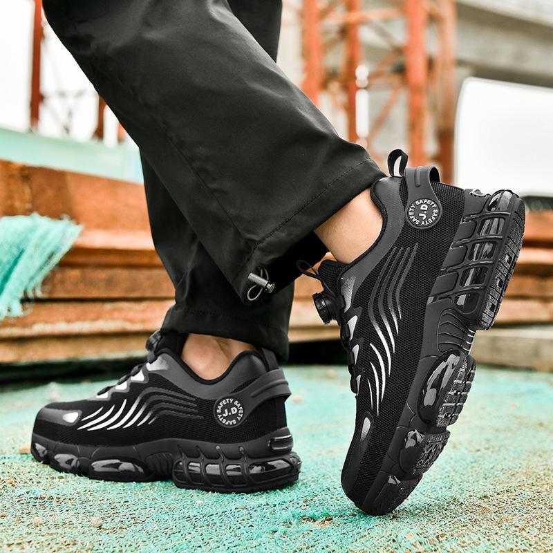 Labor insurance shoes for men and women, anti-smashing and anti-piercing shoes, versatile bag steel head shoes, anti-stepping casual couples