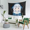 Gawr Gura  Tapestry Decor Art Aesthetic Tapestries for Living Room Bedroom Home Wall Cloth Wall Hanging
