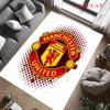 Tappeto Man Utd per Soggiorno Camera da Letto Casa Decorazione Divano, Tappetino Antiscivolo per Giochi Bambini