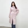 Qiusbuiyiren Elegant 100% Merino Wool Double-Faced Coat