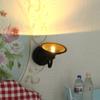 1:12 Dollhouse Miniature Led Lamp Desk Lamp Black Wall Lamp With Switch Furniture Model Decor Toy