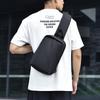 Large-capacity wear-resistant waterproof breast bag, new men's business parcel, multi-functional messenger bag.