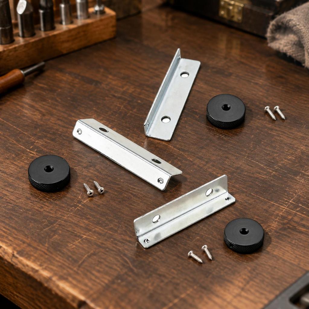 3 Pieces Hardware Silver Finish for Repair Technicians