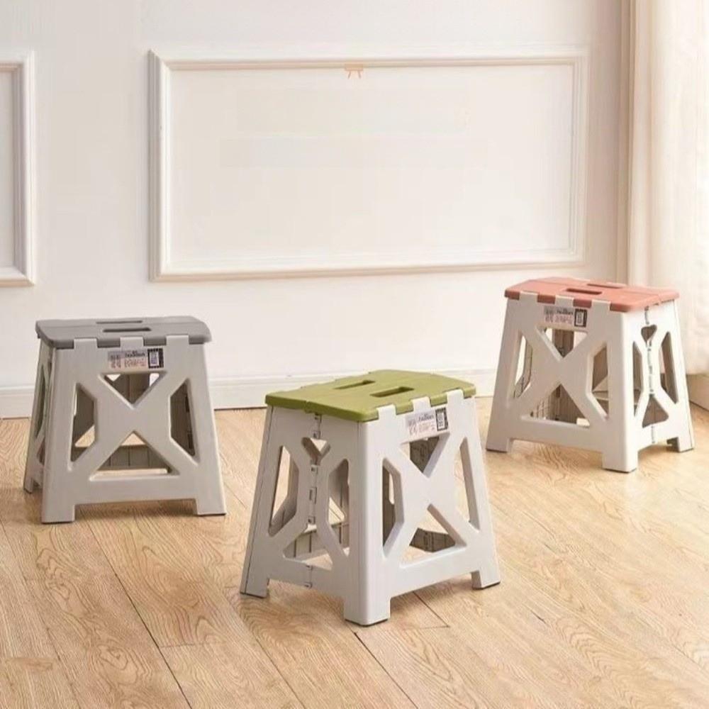 Plastic Leisure Fishing Chair Foldable Outdoor Camping Stool Portable Folding Stool for Home Use