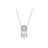 Dreamcatcher Pendant Women Necklace Silver ZT0132
