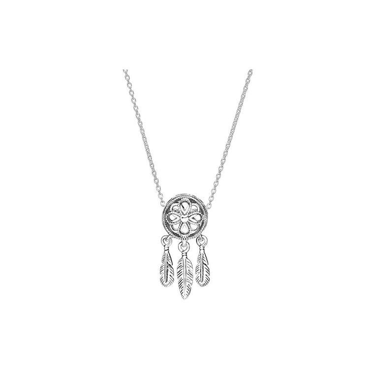 Pandora Dreamcatcher Pendant Women necklace Silver ZT0132 Box,Silver