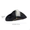 Flannel Pirate Hat Feather Decoration Retro Lace Trim