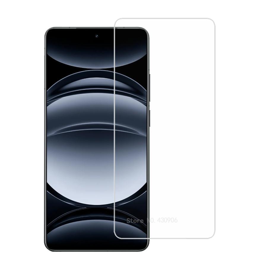 3 Piece For Realme GT6 Chinese Version Screen Protector Screen Coverage Transparent Tempered Glass Film edge 9H