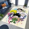 1pc Hunter x Hunter Chair Mat - Office Desk Pad with Leorio, Gon, Killua, and Hisoka for Home Decor, Seasonal Gift, Anti-Slip Carpet, Office, Living R