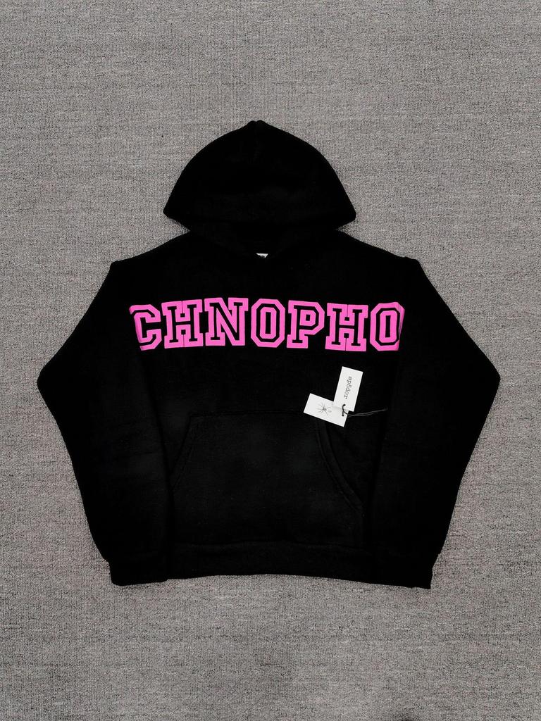 Spider Web Print Men's Heavyweight Hoodie - Trendy, Loose Fit with Plus Velvet