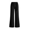 Women Wide Leg Pants High Waist Casual Trousers with Tie Waist Loose Fit Comfortable Lounge Wear Striped Pattern Elastic Waistband
