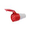 Waterproof Industrial Aviation Plug Connector: Reverse Plug Male-Female, 3-Pin, 4-Hole, 5-Pin, 16/32A-6h