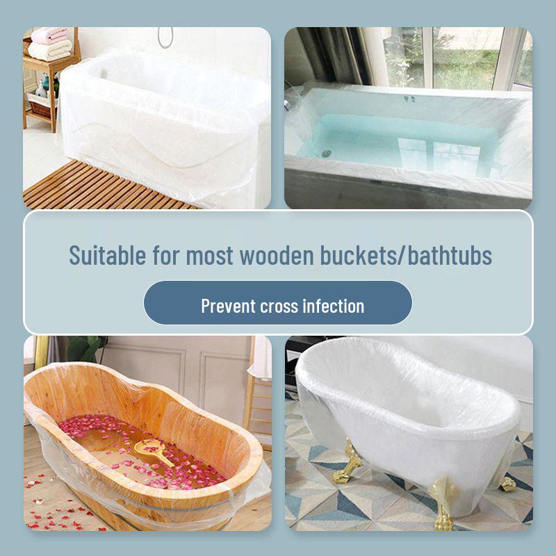 Thickened Disposable Foldable Adult Bath Bag for Home Use