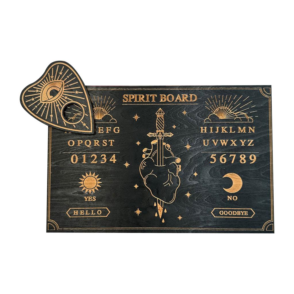 Divination Dowsing Board Metaphysical Message Board Witchcraft Wood Wiccan Decision Making Board Wood Pendulum Board