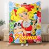 Customiz Name Personality Candy Candy (2) Blanket Soft &Warm Sofa Office Bed Travel Lunch Break Blanket, Gift Suitable for All Seasons