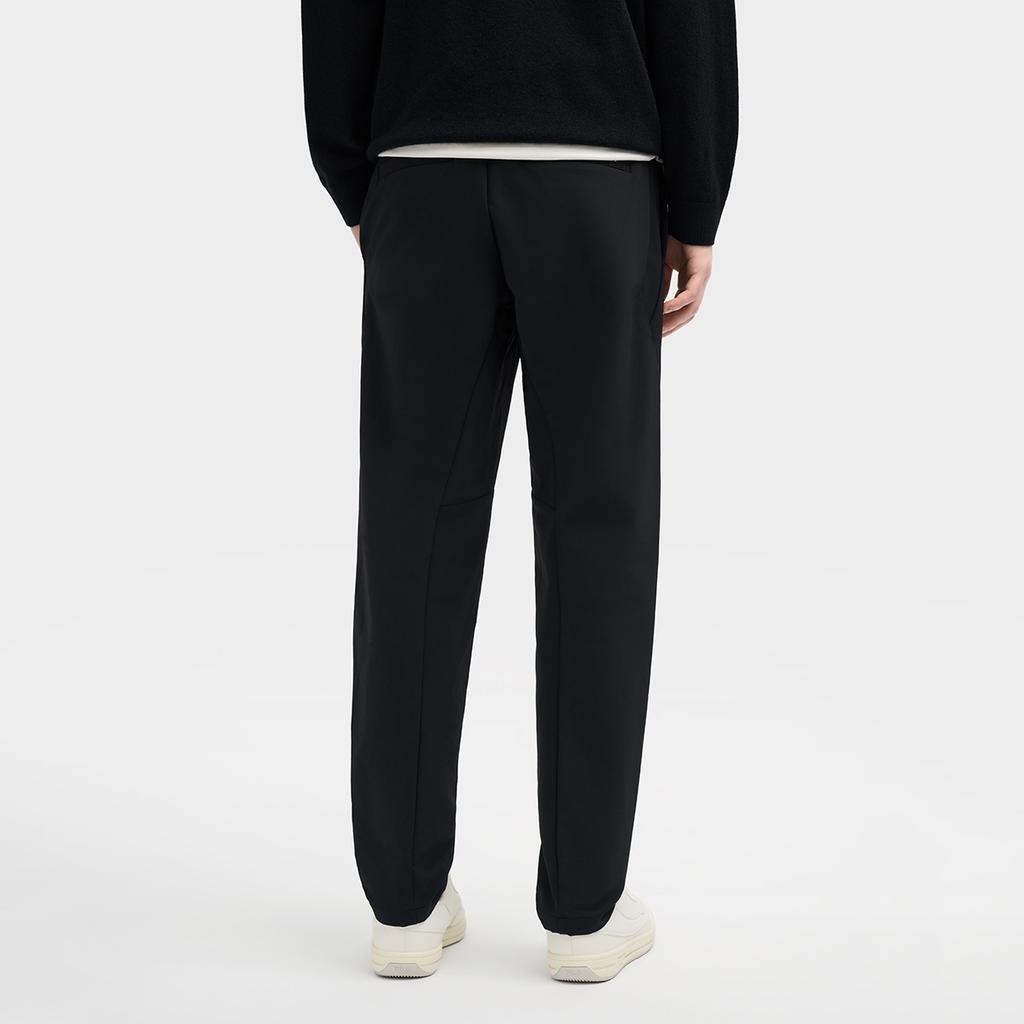 Fila Milano Series Fashion Straight Leg Woven Casual Pants Men Pants Black F11M515801F-BK