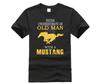 Men's Cool T Shirt Never Underestimate An Old Man With A Mustang Summer Men S Short Sleeve Men'