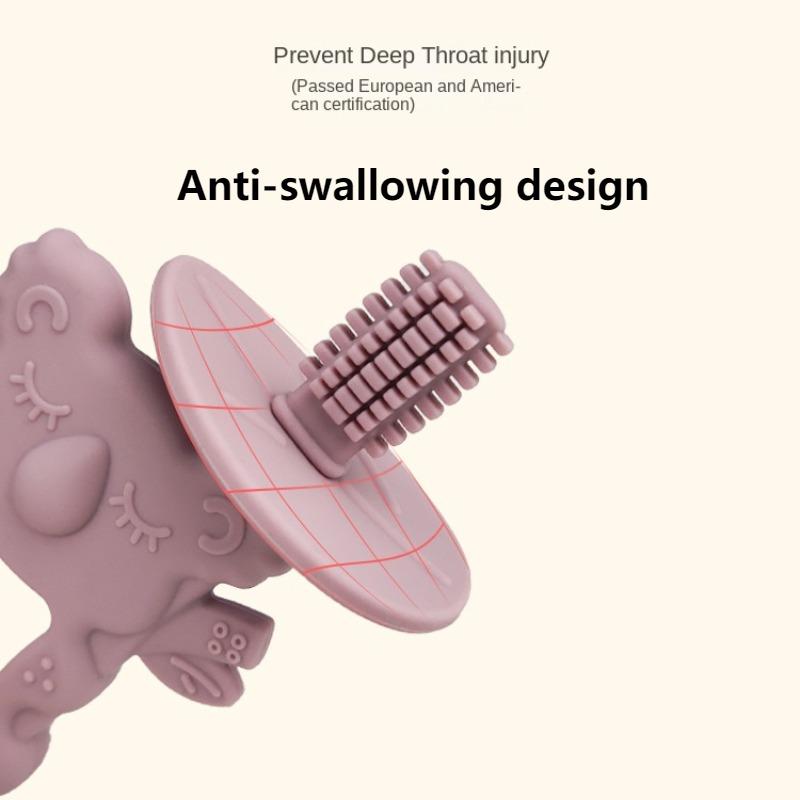 Baby Silicone Training Toothbrush BPA Free Rodent Animal Koala Safe Toddle Teether Chew Toy Teething Ring Infant Baby Accessorie