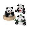 Panda Flower Cute Blue Building Blocks: Micro-Particle Assembly Toys for Creative Modeling