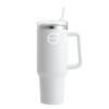1200ML Insulated Tumbler with Handle Straw Travel Cup Coffee Cup For Volvo C60 XC40 V70 XC90 V40 V50 R 190h XC SC60 C30 S60 V60 RU1