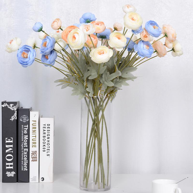 With Camellia Sasanqua Silk Flower Material For Bridal Rose Decor Bouquets