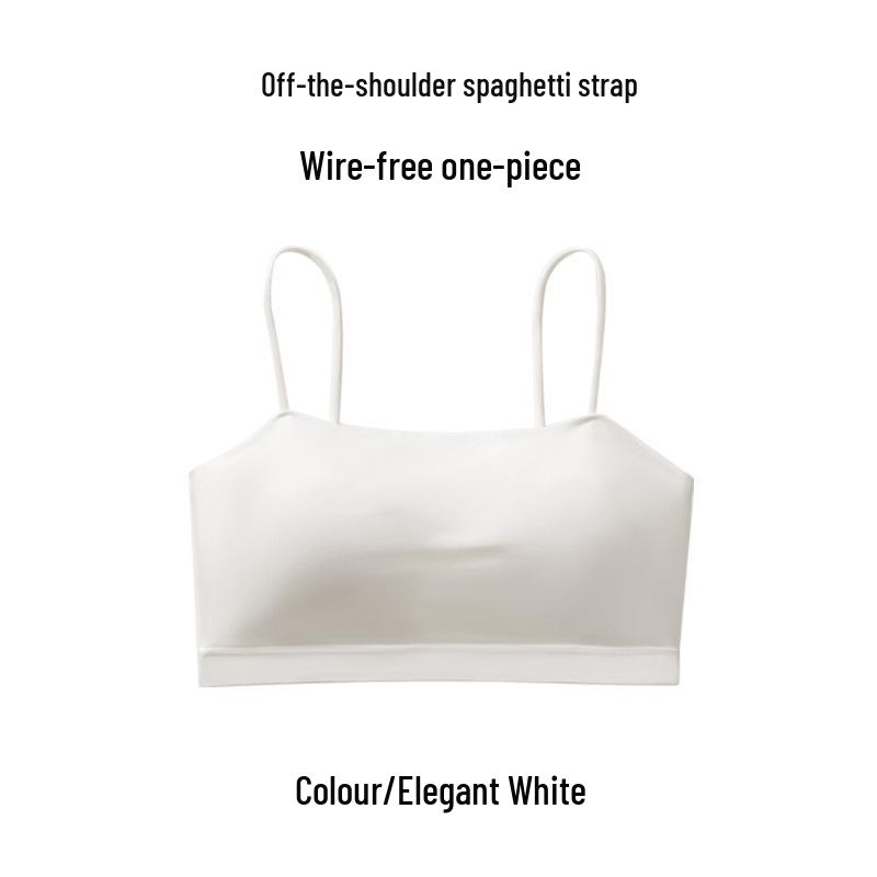 Damen Kleines Camisole Tanktop mit Brustpolstern, Schönes Rückendesign, Integrierte feste Cups Unterwäsche.