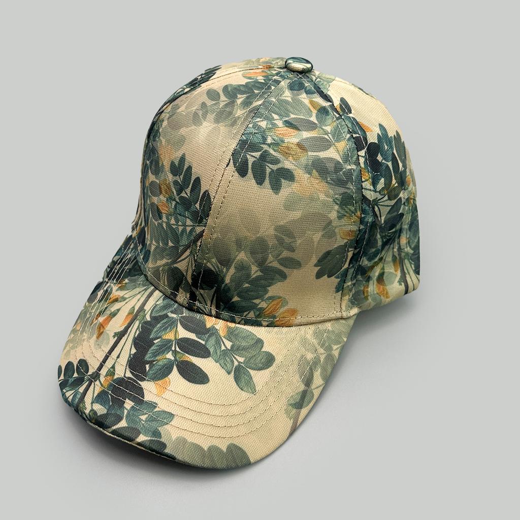 Ethnic Style Flower Embroidery Printed Baseball Cap Ladies Elegant Fashion Casual Outdoor Cap