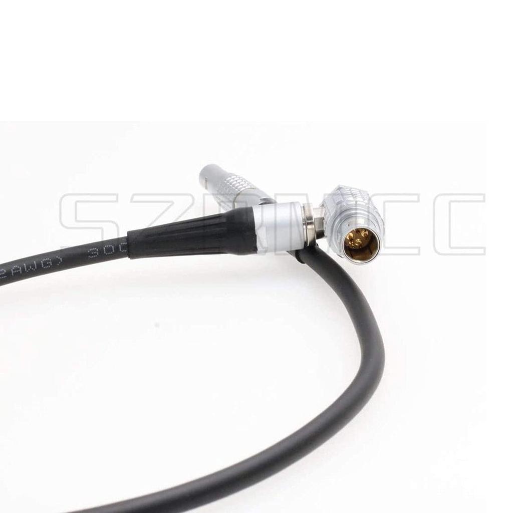 SZRMCC Power Cable for DJI Ronin 2 to Tilta Nucleus-M Wireless Focus 1B 6-Pin Straight 0B 7-Pin Right Angle 50cm Gimbal Stabilizer