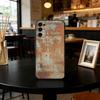 Retro Industrial Style Rusty Phone Case Black Silicone Soft For Samsung S25,S24,S21,S22,S23,S30,Ultra,S20,Plus,Fe,Lite