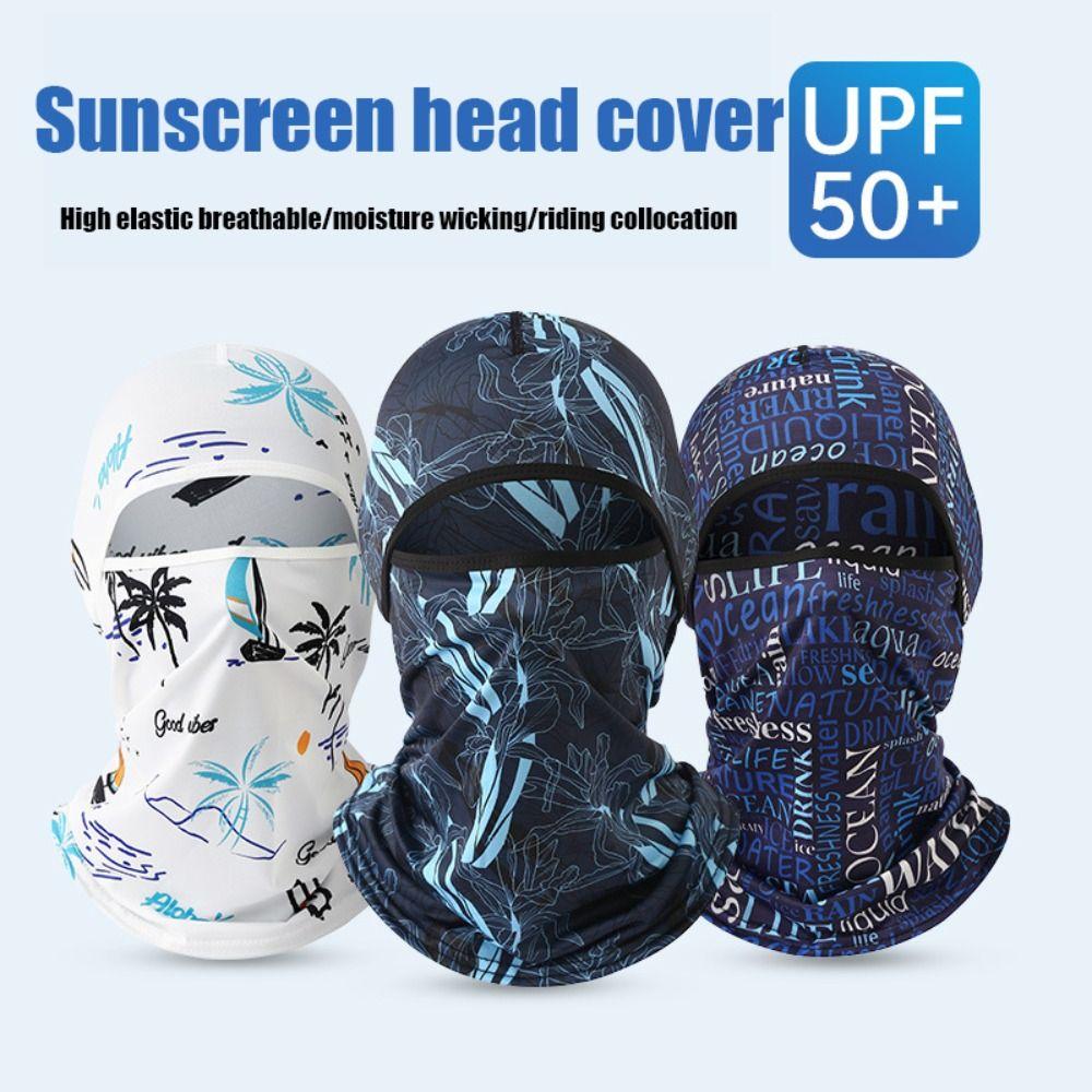 

Ice Silk Windproof Face Mask Quick Dry Full Face Cap Cycling Balaclava Outdoor Sports