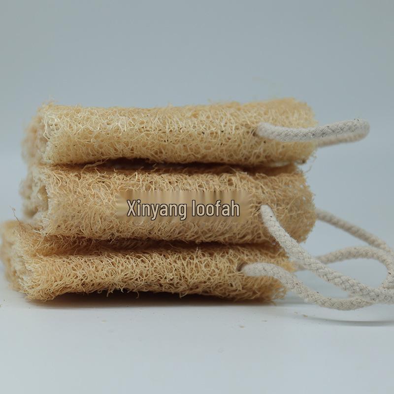 Natural Luffa Brush: Multi-Purpose Dish Scrubber & Bathing Sponge with Massage & Water Absorption Features