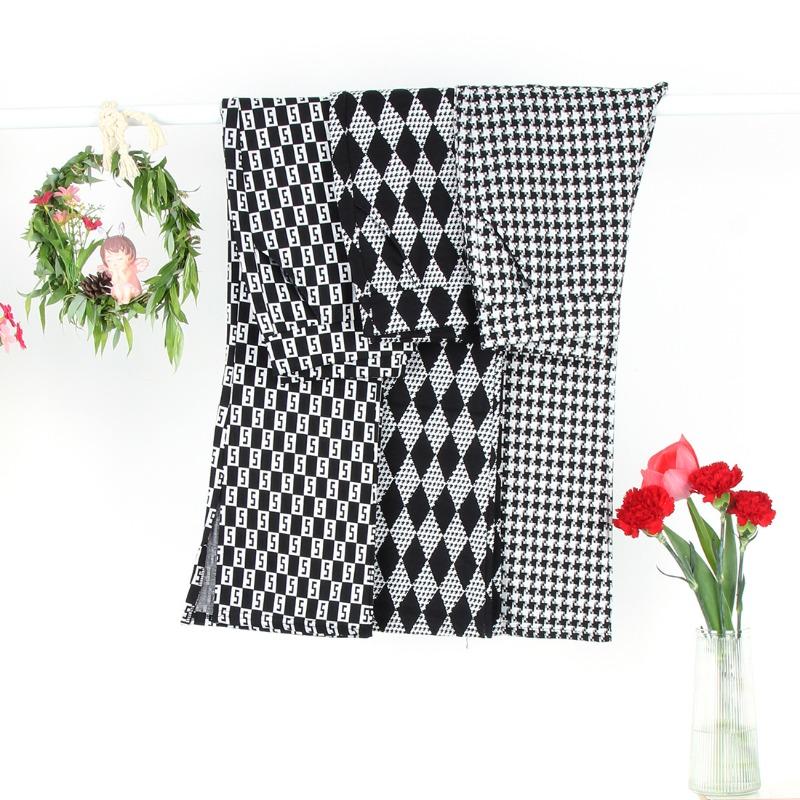 Black Micro-pull Pants Large Size Women's Pants Spring and Autumn Senior Sense Thin Plaid Pants Flared Pants Women's High Waist Pull Pants Small