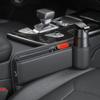 PU Leather Car Seat Bag Case Storage Bag For Auto Console Side Seat Plug Filler Organizer Car Crevice Stowing Tidying Pocket