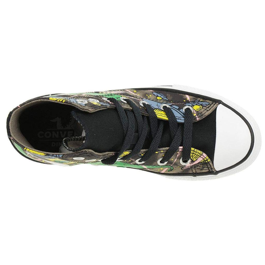 Converse Chuck Taylor All Star Interstellar Dinos High Top Non-slip Wear-resistant Canvas Shoes Women's Green