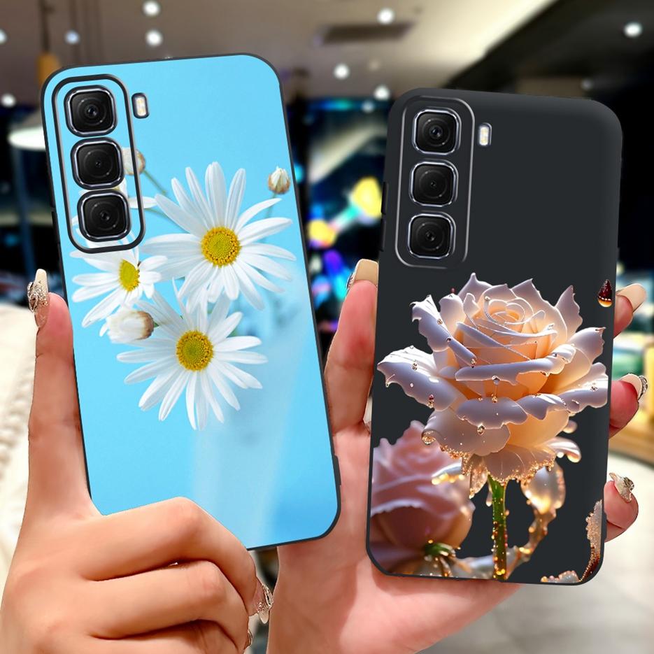 Hülle für Infinix Hot 50 Pro Plus X6880, niedliches Koi-Motiv, weiche TPU-Handyhülle für Infinix Hot 50, Hot50 Pro 4G X6881 und X6882